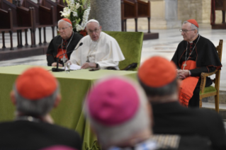 7-Besuch in Bari: Begegnung mit den Bischöfen des Mittelmeerraumes 