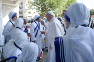 6-Apostolische Reise in die Slowakei: Privater Besuch im “Zentrum Bethlehem” 