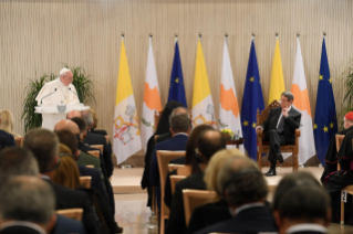 7-Viaggio Apostolico del Santo Padre a Cipro e in Grecia: Incontro con le Autorità, la Società Civile e il Corpo Diplomatico