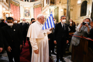 14-Viaje apostólico a Chipre y Atenas: Encuentro con los obispos, sacerdotes, religiosos y religiosas, seminaristas y catequistas