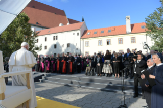 4-Apostolische Reise in die Slowakei: Begegnung mit der jüdischen Gemeinschaft