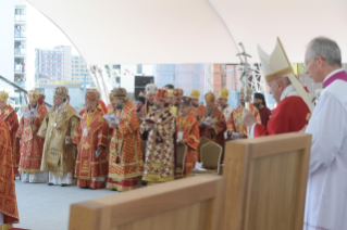 7-Apostolische Reise in die Slowakei: Göttliche Liturgie des hl. Johannes Chrysostomos im byzantinischen Ritus unter Vorsitz von Papst Franziskus  