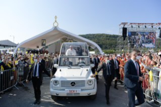 5-Apostolische Reise in die Slowakei: Göttliche Liturgie des hl. Johannes Chrysostomos im byzantinischen Ritus unter Vorsitz von Papst Franziskus  