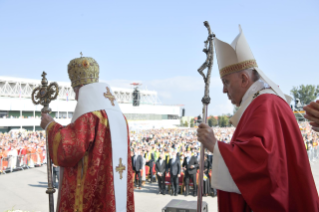 14-Apostolische Reise in die Slowakei: Göttliche Liturgie des hl. Johannes Chrysostomos im byzantinischen Ritus unter Vorsitz von Papst Franziskus  