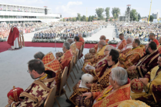 18-Apostolische Reise in die Slowakei: Göttliche Liturgie des hl. Johannes Chrysostomos im byzantinischen Ritus unter Vorsitz von Papst Franziskus  