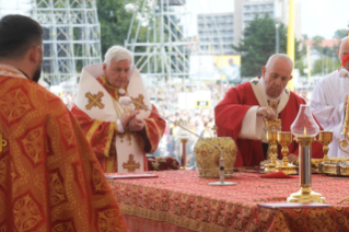 26-Apostolische Reise in die Slowakei: Göttliche Liturgie des hl. Johannes Chrysostomos im byzantinischen Ritus unter Vorsitz von Papst Franziskus  