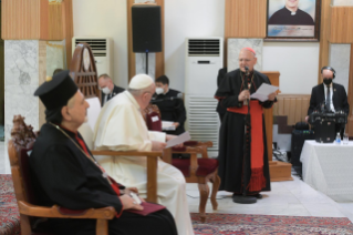 7-Apostolische Reise in den Irak: Begegnung mit den Bischöfen, Priestern, Ordensleuten, Seminaristen und Katecheten