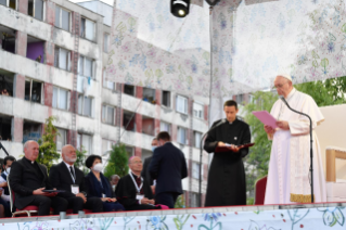 12-Apostolische Reise in die Slowakei: Begegnung mit der Roma-Gemeinschaft 