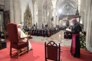 4-Apostolische Reise in die Slowakei: Begegnung mit Bischöfen, Priestern, Ordensleuten, Seminaristen und Katechisten 
