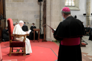 14-Apostolische Reise in die Slowakei: Begegnung mit Bischöfen, Priestern, Ordensleuten, Seminaristen und Katechisten 