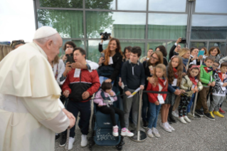 0-Besuch von Papst Franziskus in Assisi aus Anlass des Wirtschaftsforums “Economy of Francesco”