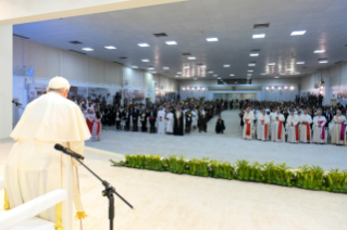 3-Apostolische Reise ins Königreich Bahrain: Begegnung mit Jugendlichen