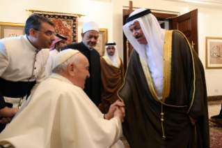 3-Apostolic Journey to the Kingdom of Bahrain: Meeting with the Members of the Muslim Council of Elders