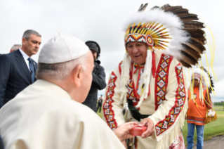 11-Apostolische Reise nach Kanada: Begegnung mit den indigenen Bevölkerungen Kanadas, First Nations, Métis und Inuit 