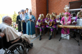 0-Apostolische Reise nach Kasachstan: Begegnung mit Bischöfen, Priestern, Ordensleuten, Diakonen, Seminaristen und Pastoralarbeitern