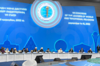 2-Apostolische Reise nach Kasachstan: Eröffnung und Vollversammlung des "Siebten Kongresses der Führer der Weltreligionen und traditionellen Religionen"
