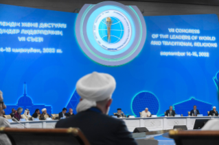 4-Apostolische Reise nach Kasachstan: Eröffnung und Vollversammlung des "Siebten Kongresses der Führer der Weltreligionen und traditionellen Religionen"