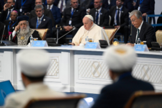 11-Viaggio Apostolico in Kazakhstan: Apertura e Sessione Plenaria del "VII Congress of Leaders of World and traditional Religions" 