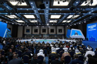 9-Apostolic Journey to Kazakhstan: Opening and Plenary Session of the "VII Congress of Leaders of World and Traditional Religions"  