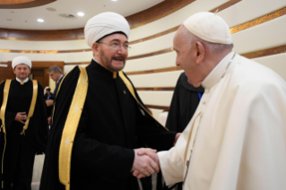 26-Apostolische Reise nach Kasachstan: Eröffnung und Vollversammlung des "Siebten Kongresses der Führer der Weltreligionen und traditionellen Religionen"