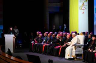 14-Viagem Apostólica a Marselha: Sessão conclusiva dos “Rencontres Méditerranéennes”