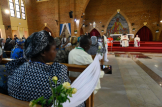 25-Apostolische Reise in die Demokratische Republik Kongo: Begegnung mit Seminaristen, Diakonen, Ordensleuten und Seminaristen