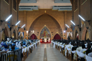 20-Apostolische Reise in die Demokratische Republik Kongo: Begegnung mit Seminaristen, Diakonen, Ordensleuten und Seminaristen