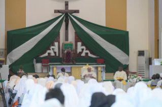5-Apostolische Reise in den Südsudan: Begegnung mit Bischöfen, Priestern, Diakonen, Ordensleuten und Seminaristen