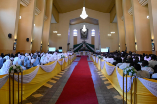 16-Apostolische Reise in den Südsudan: Begegnung mit Bischöfen, Priestern, Diakonen, Ordensleuten und Seminaristen