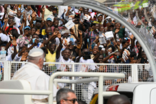 9-Viaje apostólico a la República Democrática del Congo: Encuentro con los jóvenes y los catequistas