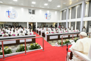 2-Apostolische Reise in die Demokratische Republik Kongo: Begegnung mit den Bischöfen 