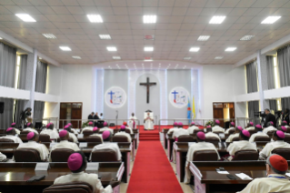 4-Apostolische Reise in die Demokratische Republik Kongo: Begegnung mit den Bischöfen 
