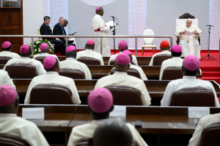10-Apostolische Reise in die Demokratische Republik Kongo: Begegnung mit den Bischöfen 