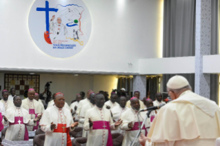 8-Apostolische Reise in die Demokratische Republik Kongo: Begegnung mit den Bischöfen 