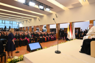 3-Voyage apostolique en Hongrie : Rencontre avec le monde de l'université et de la culture