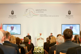 11-Apostolische Reise nach Ungarn: Begegnung mit der Welt der Wissenschaft und Kultur 