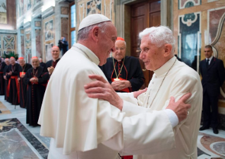 12-Feier zum 65-jährigen Priesterjubiläum des emeritierten Papstes Benedikt XVI.