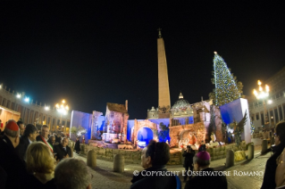 2-Ceremony for the lighting of the Christmas Tree and the inauguration of the crib
