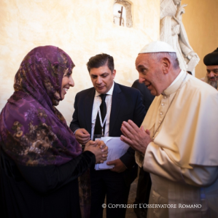 10-Visite du Pape Fran&#xe7;ois &#xe0; Assise pour la Journ&#xe9;e mondiale de pri&#xe8;re pour la paix .  &#xab; Soif de Paix. Religions et cultures en dialogue &#xbb;