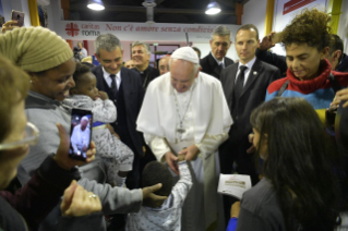 15-Visita del Santo Padre alla Cittadella della Carità in occasione del 40° della Caritas diocesana di Roma