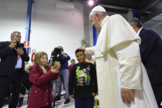 16-Visita del Santo Padre alla Cittadella della Carità in occasione del 40° della Caritas diocesana di Roma