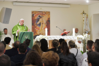 7-Visita del Santo Padre a la Ciudadela Cielo de la comunidad Nuevos Horizontes de Frosinone