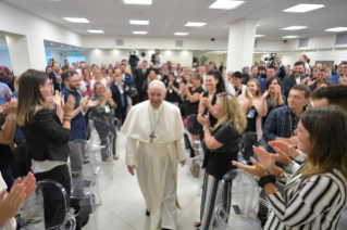 16-Visita del Santo Padre a la Ciudadela Cielo de la comunidad Nuevos Horizontes de Frosinone