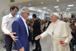 26-Visita del Santo Padre a la Ciudadela Cielo de la comunidad Nuevos Horizontes de Frosinone