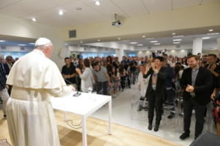 28-Visita del Santo Padre a la Ciudadela Cielo de la comunidad Nuevos Horizontes de Frosinone
