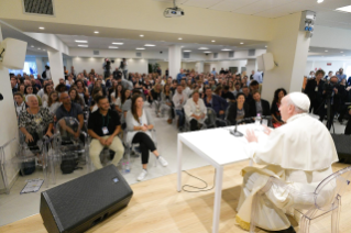 30-Visita del Santo Padre a la Ciudadela Cielo de la comunidad Nuevos Horizontes de Frosinone