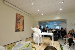 33-Visita del Santo Padre a la Ciudadela Cielo de la comunidad Nuevos Horizontes de Frosinone