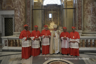 22-Consistorio ordinario público para la creación de cinco nuevos cardenales