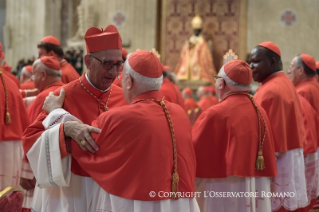 21-Consistorio ordinario público para la creación de cinco nuevos cardenales