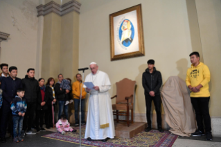1-Incontro del Santo Padre con i migranti e i rifugiati arrivati da Lesbo